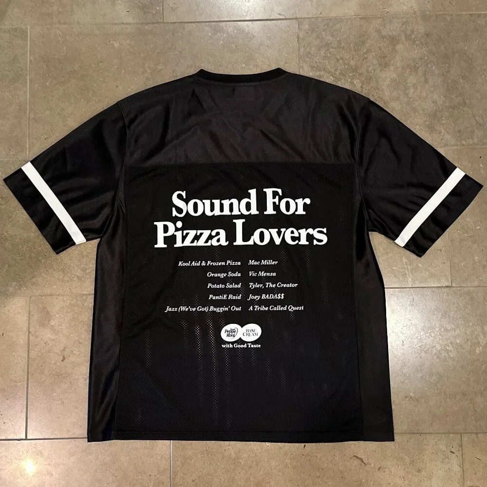 (NWOT) BASE CREAM x PPRN ‘KUKA’ Korea Unisex Football Jersey (Black) - Picture 12 of 16